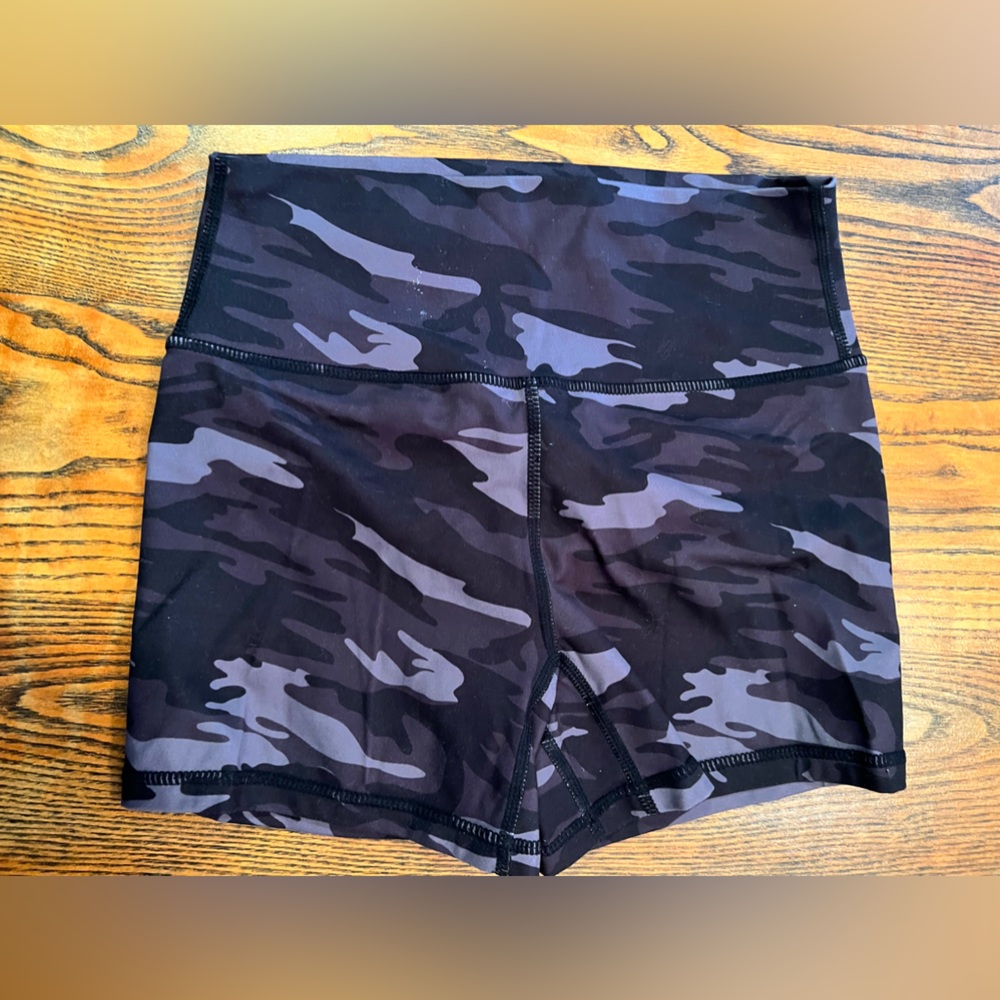 Til You Collapse Spandex Camo Shorts